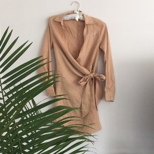 Nude | Wrap Dress | Sabo Skirt